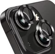 Entronix Camera Lens Protector Compatible with iPhone 13/13 Mini - Luxury Metal