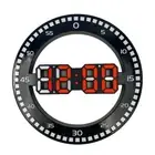 Living Room Wall Clock 3D LED Portable Wall Clock Electronic Clock Portable6623
