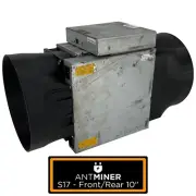 Antminer S17 Front/Rear Kit to 10 Inch - Fan Shroud Adapter Cooling Crypto