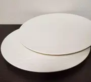 Rock White 32Cm Plate 2 Pieces With Billeroy B O Seal