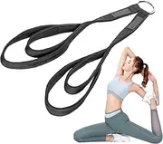 Pilates Stretch Straps | Flexible Nylon Leg Stretch Strap with D-Ring,Versatile Workout Accessories for Pilates Reformers Wall-Mounted Devices