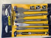 Irwin Drill Bit Set Speedbor 6 Piece Spade size 10mm to 25mm - CLEARANCE TOOLS