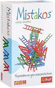Trefl, Mistakos, Higher Breed, Skill Game, Family Book, 24 Ladders, Various Shapes, Building Tower, Farm Tower, Ladder Tower, Mixing Sets, Family Game for Children from 5 Years