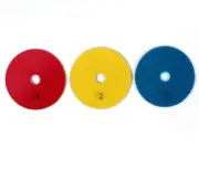 4” 3-Step Wet / Dry Diamond Polishing Pads for Granite Marble Stone - 3pcs Set