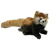 [Hansa] Mama Panda Plush Toy 34cm (Red)