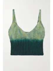 [Altuzarra] Altuzarra - Silk Bralette - Green - M/L M/L Green