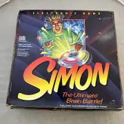 Vintage 1994 Simon Electronic Game ,Ultimate Brain Battle Milton Bradley New
