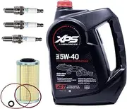 Edwards Oil Change Kit fits All SeaDoo 2002+ 4-TEC 130/155/185/215/255/260hp GTX RXT RXP RXP-X RXT-X GTI w/ 1 Gallon XPS 5W40 Oil, 4-TEC Oil Filter, O-Ring