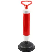 3pc Super Plunger High Compression w/ Small & Large Sink/Toilet Attachments