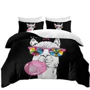 Cool Funny Llama Quilt Cover