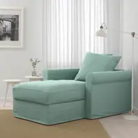 在飛比找蝦皮購物優惠-北歐風格IKEA宜家GRÖNLID躺椅沙發貴妃椅/淺綠色/1