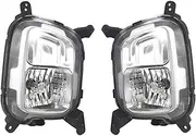 Car Front DRL Daytime Running Light Turn Signal Lamp Fog Light Fog Lamp Driving Light Foglamp For Kia For Sorento 2013 2014 2015 (Left and Right)