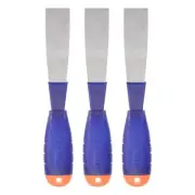 Putty Knife 1" Carbon Steel Scraper PP Handle for Spreading Drywall 3Pcs