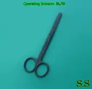 Operating Scissors Straight 5.5" blunt-blunt Black Coated Surgical Instruments