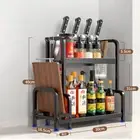 2-Tier Spice Rack Organizer – Kitchen Pantry Storage Shelf Stand