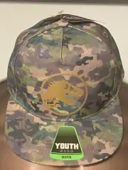 JURASSIC PARK World movie T-REX dinosaur BOYS Youth OSFM Snapback HAT Cap DINO