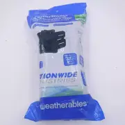2 Pack Weatherables Cornerstone Black Nylon Polymer Self-Closing Adj Gate Hinges