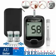 Blood Glucose Monitor Diabetes Testing Kit Blood Sugar Meter w/50 Test Strips&