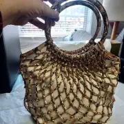 Brahmin Meloney Bronzer Alocasia Leather Tote Bag New