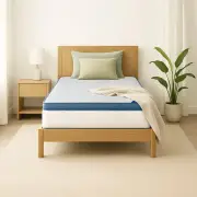 [King Single] Straight 2 Sleep® Mattress Topper with Cooling Technology + FREE Pillows