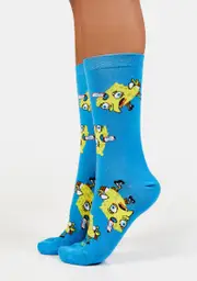 [Cool Socks] Chicken Spongebob Crew Socks