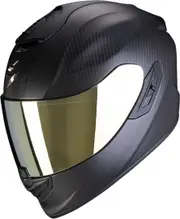 Scorpion Exo-1400 Evo 2 Carbon Air Solid Helmet, black, Size L for Men