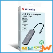 Verbatim CMH-08 USB-C Multiport Hub 2X HDMI