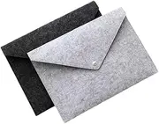 TEHAUX 2 Pcs Document Folder One Folder Briefcases School Storage Data Storage Felt Folder Portable Felt Holder Folders Felt Envelope Bag Files Folder A4 Folder Briefcase Bag File Folder