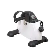 Powertrain Portable Mini Trainer Exercise Machine Home Gym Pedal Bike Cycle Exerciser White