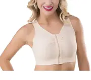 Isavela Post Op Compression Support Bra w/ Built-In Stabilizer - Beige