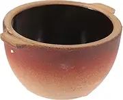 Vaguelly Heat Resistant Casserole Pot Cookware for Rice Noodles Soup and Pot One Design Easy to Clean for Home Cooking