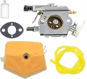 XXUMKL Fit For Efficient Operation Chainsaw Performance Boost WT170 Carburetor With Fuel Air Filters Replacing 503281504