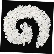 1600Pcs White Buttons for Crafts Assorted Sizes Button White in Bulk White
