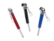 3pc 10-50psi Mini Tire Pressure Gauge Car Motorcycle Inflation Pressure Measure