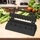Kebab Maker Plastic Barbecue Meat Skewer Machine Easy Manual Kabob Mould (Black)