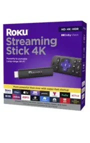 Roku Streaming Stick 4K (2021) 4K/HDR/Dolby Roku Voice Remote and TV Controls