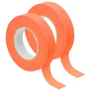0.6 Inch x 33 Feet Neon Gaffer Cloth Tape, 2 Roll Tape, Orange