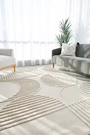 Rug Culture Lotus Leo Beige Rug