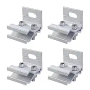 4pcs Lightweight Corrosion Resistant Solar Panel Fixing Clamps for Roof Floor