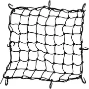 GARVALON 1pc Heavy-Duty Latex Cargo Net for and Motorcycles Practical Mesh Luggage Fixing Net Hooks for Secure Transport of Suitcases and Gear