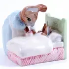 Royal Doulton Beswick Beatrix Potter PETER IN BED (P3473) Figurine