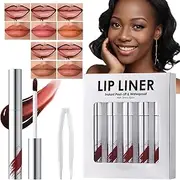 Peel off Lip Gloss - 5X Makeup Lip Stain Peel off Waterproof | Gathering Wedding Dating Portable Cosmetics with Longwear Color for Girlfriend, Wife