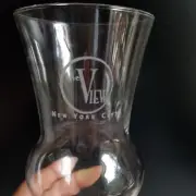 Set Of 2 Poco Grande Wine Glasses w/ "The View New York City" 14 oz