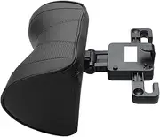 Car Headrest Pillow Support Cervical Vertebrae And Head Car Seat Pillow Adjustable Heights With Holder Essential Car Accessories(Black)