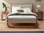 Lotus Bed Frame - Double / Straw
