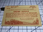 HO Champ Decals HO Scale A-15 Block Gothic Black 3/8" Alphabet Numeral Set NIP