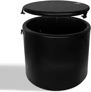 EJIA Cold Plunge Tub | Inflatable Ice Bath Tub for Athletes | Water Chiller Compatible| Long-Lasting Insulation | 101 Gal Portable Cold Plunge with Lid | Outdoor & Indoor