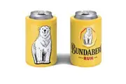 Bundy Bundaberg Bear Yellow Insulated Can Cooler with Twist Top Can Locking System