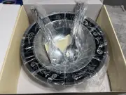 Lenox "Spyro Black" Salad Serving Set-Hollowware New In Box