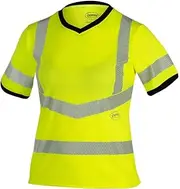 [PIONEER] Hi Vis Shirt - High Visibility Class 3 T-Shirt with Reflective Tape - Lightweight for Construction, Roadway